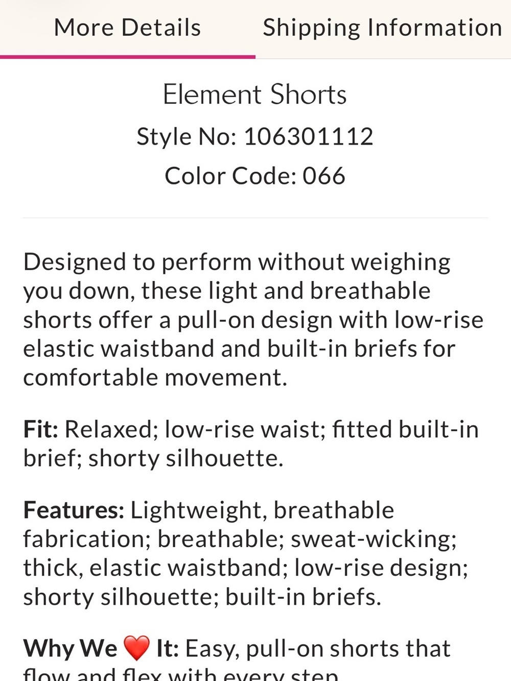 FP Movement Element shorts - Picture 7 of 8